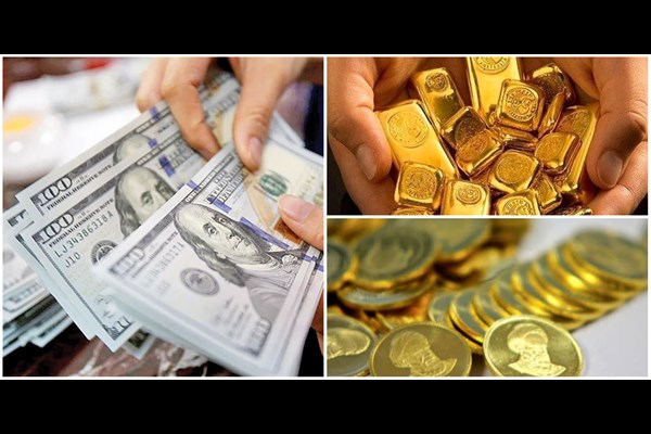 ریزش دلار و سکه در بازار