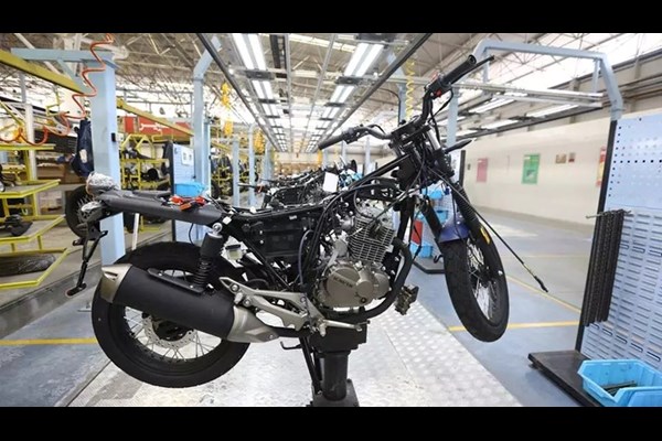 ساخت کارخانه تولید موتورسیکلت در ریگان 