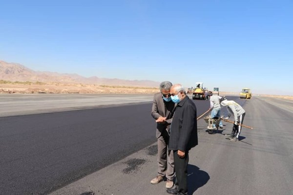 افتتاح باند و ترمینال فرودگاه کرمان با حضور وزیر راه و شهرسازی