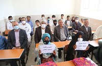 مدرسه روستای عزیزآباد سیستان و بلوچستان افتتاح شد