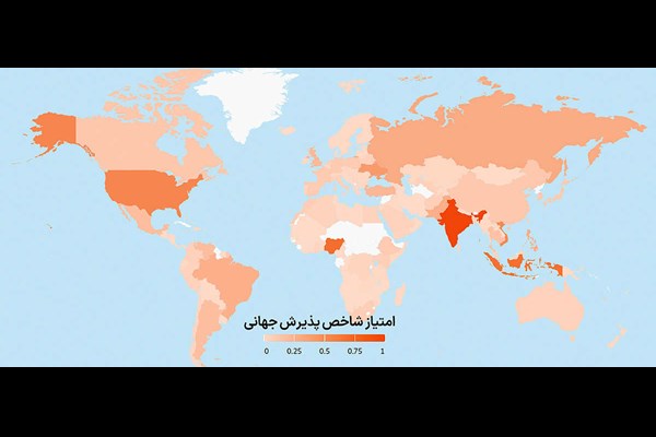 رتبه ۱۳۰ ایران در پذیرش کریپتو