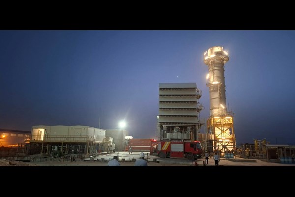سنکرون واحد گازی نیروگاه خاتون‌آباد
