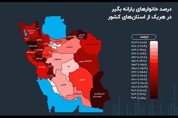 نقشه محرومیت در ایران