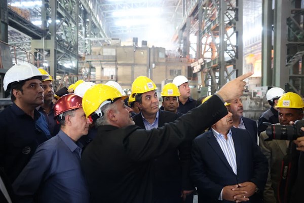 بازدید استاندار کرمان از فولاد بردسیر