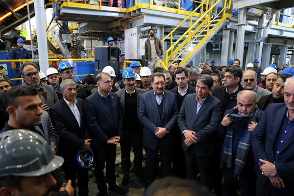 افتتاح کارخانه تولید مفتول مسی سرچشمه 