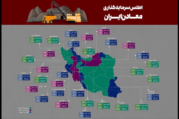 اطلس سرمایه‌گذاری معادن ایران