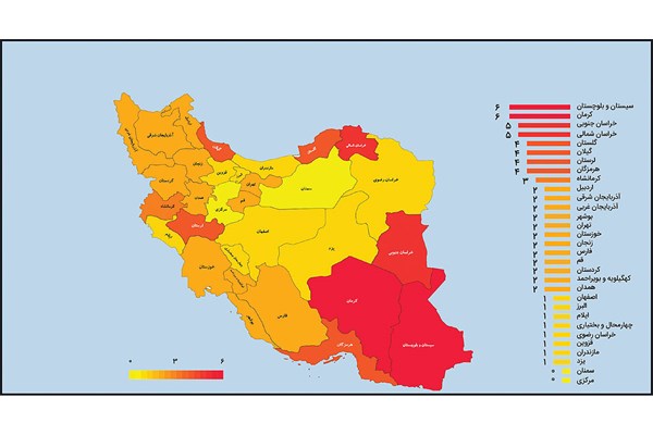 نقشه استانی «فقر مسکن» منتشر شد
