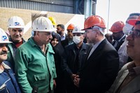 بازدید رییس مجلس از فولاد زرند ایرانیان 